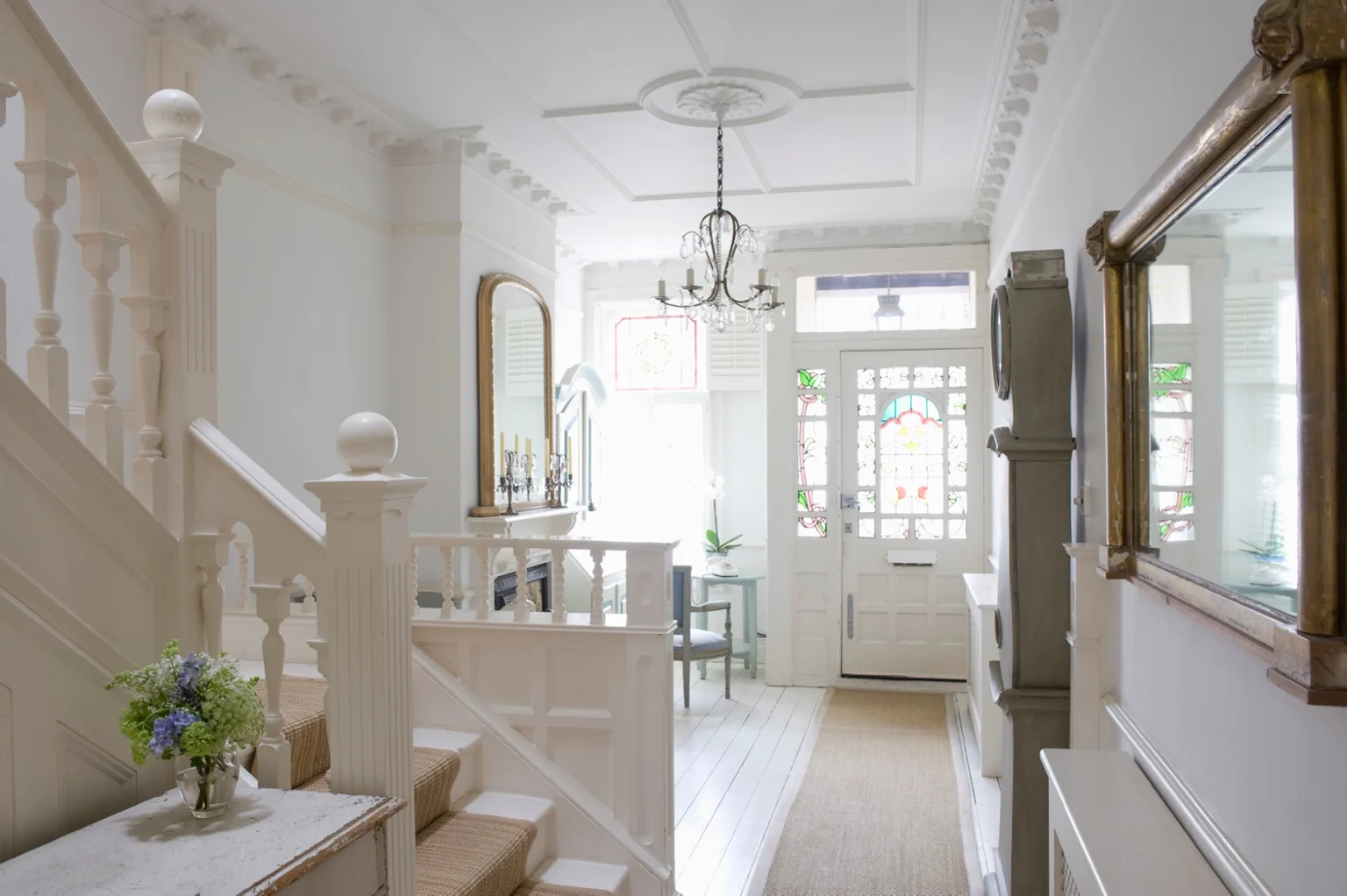 Elegant period hallway representing modern property marketing tools