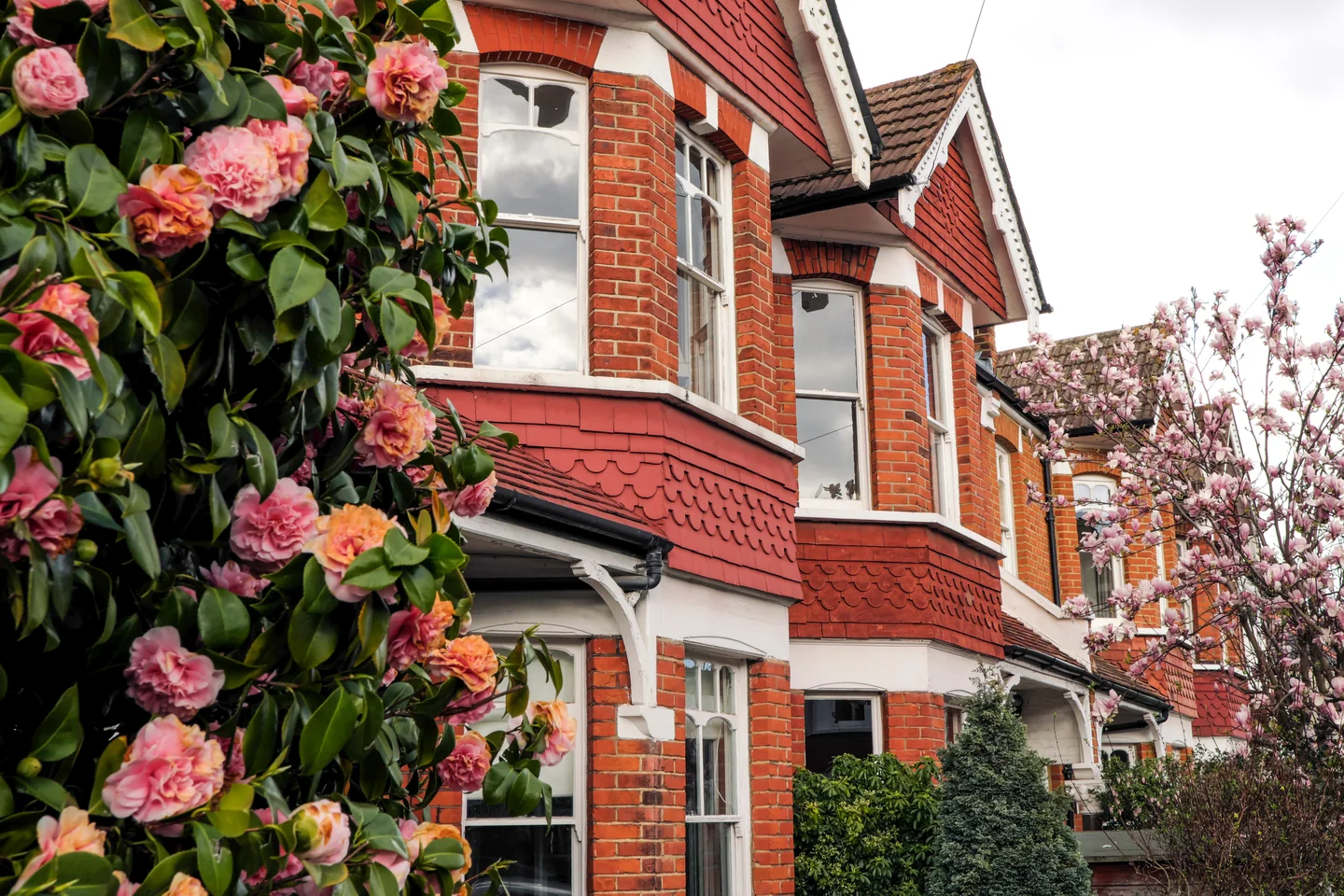 Red-brick period home detail in Wimbledon
